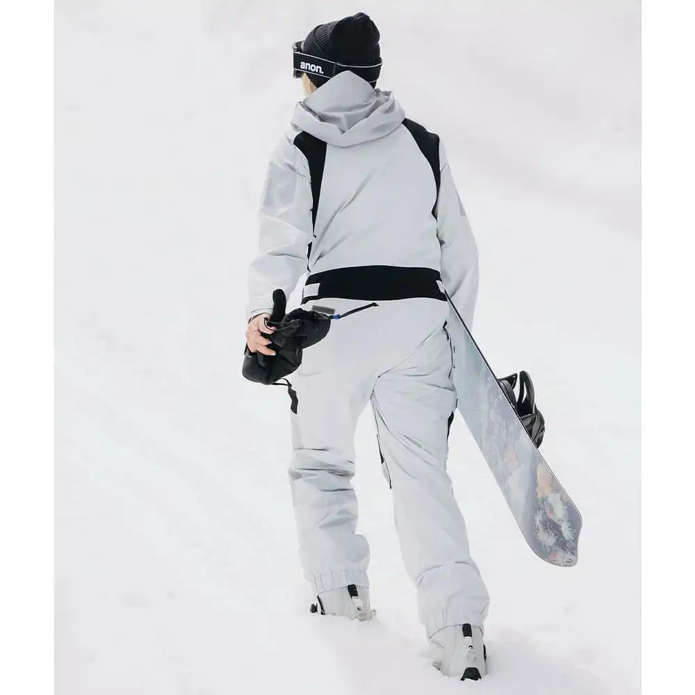 Burton Gore-Tex 2L Carbonate Schneeanzug Gray Cloud/Silver Sconce Damen 7 Burton Gore-Tex 2L Carbonate Schneeanzug Gray Cloud/Silver Sconce Damen – Bild 7