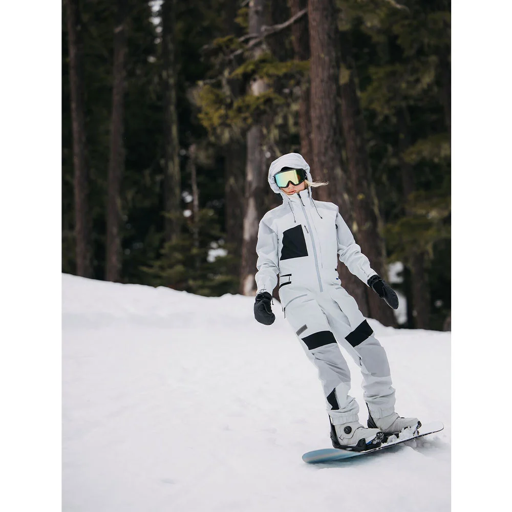 Burton Gore-Tex 2L Carbonate Schneeanzug Gray Cloud/Silver Sconce Damen 9 Burton Gore-Tex 2L Carbonate Schneeanzug Gray Cloud/Silver Sconce Damen – Bild 9