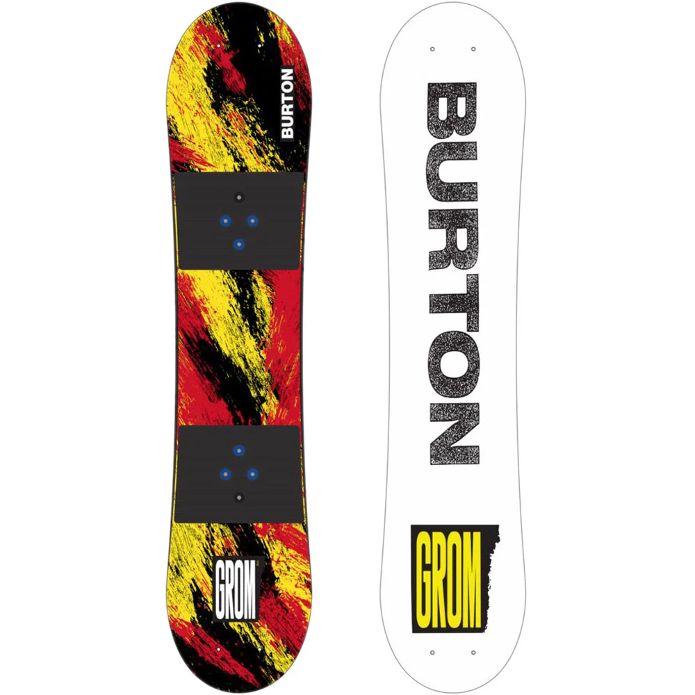 Burton Grom Snowboard Ketchup Mustard Kinder 1 Burton Grom Snowboard Ketchup Mustard Kinder