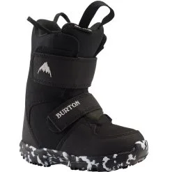 Burton Mini Grom Snowboard-Boots Black Kinder