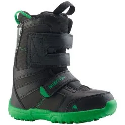 Burton Progression XS Snowboard-Boots Black/Green Kinder