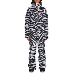 DC Vanguard Jumpsuit Schneeanzug Zebra White Damen
