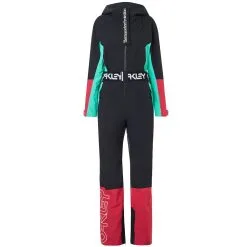 Oakley TNP Cassie Winteranzug Black/Mint Damen -Angebote Snowboards Store oakley tnp cassia one piece foa500025 9bm 04 gross